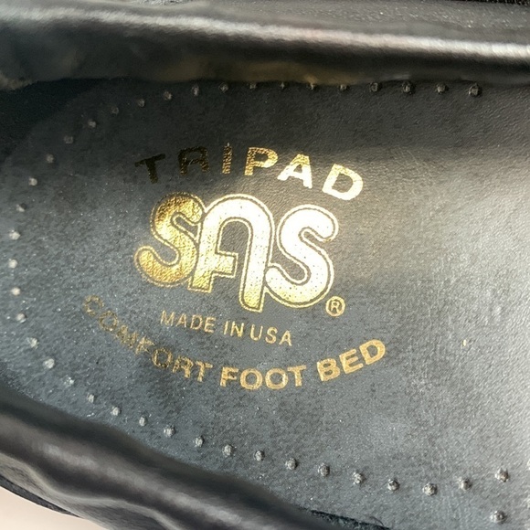 New SAS Weave black leather Slip On moccasin Loafer # B9117427 - Picture 9 of 9